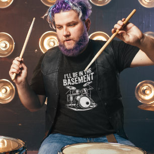 Drummer Basement Rehearsal Tee