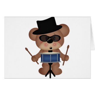 Drummer bear