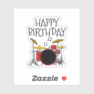 Drummer Birthday Drum Kit Musician