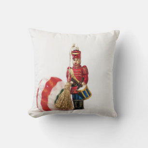 Drummer Boy and Christmas Ball Cushion
