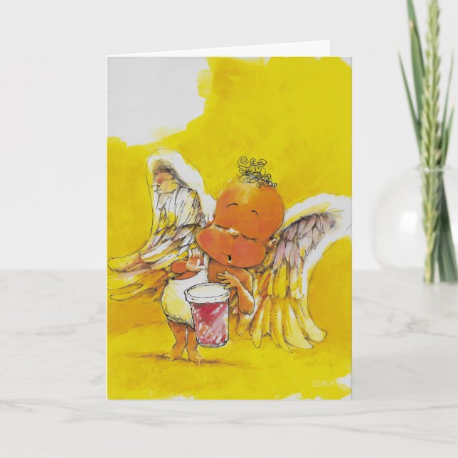 'Drummer Boy' - Angels by Billy Thank You Card (Front)