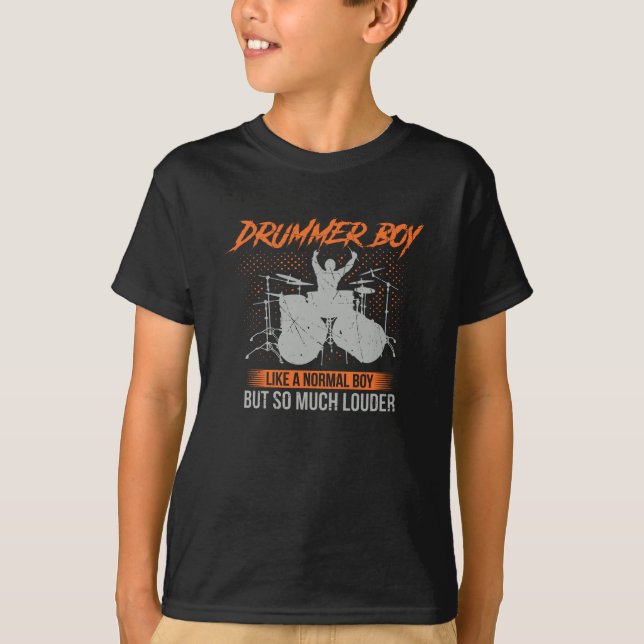 Drummer Boy | Drums Drummer Gift T-Shirt (Front)