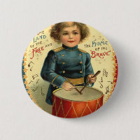 Drummer Boy Star Red White Blue