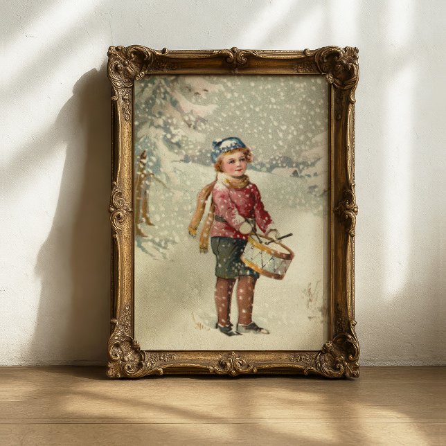 Drummer Boy | Vintage Christmas Poster (Creator Uploaded)