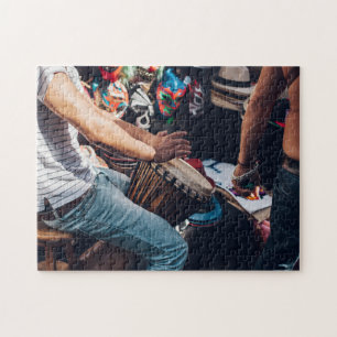 Drummer by Masks Jigsaw Jigsaw Puzzle