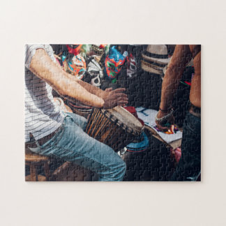 Drummer by Masks Jigsaw Jigsaw Puzzle