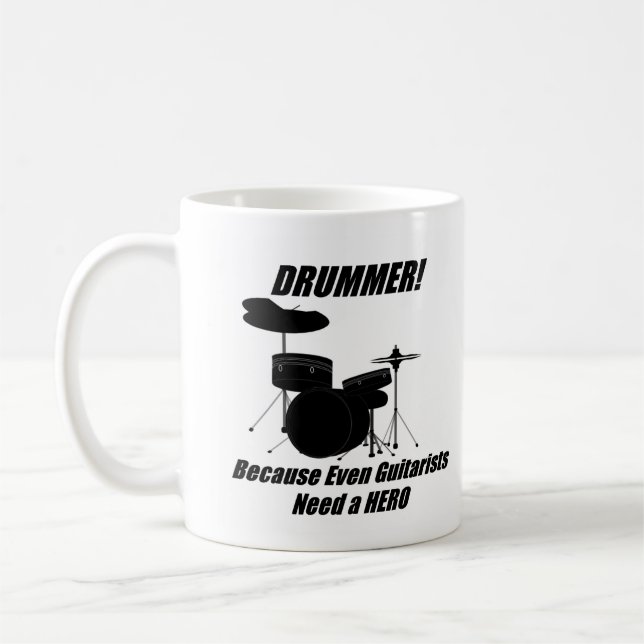 Drummer Coffee Mug (Left)