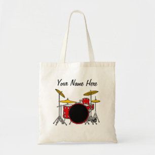 Drummer Custom Tote Bag Drum Teacher Musician Gift