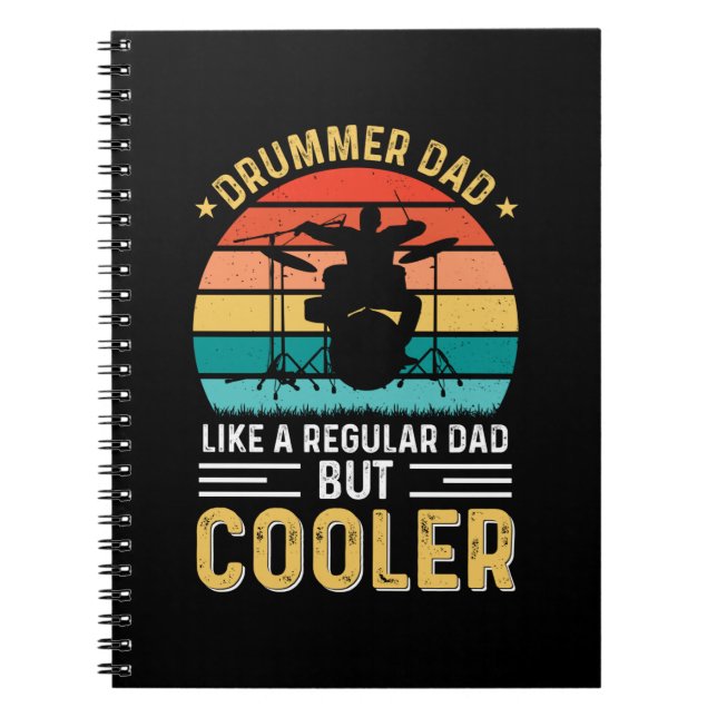 Drummer Dad Notebook (Front)