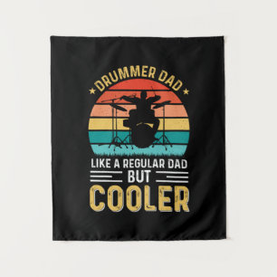 Drummer Dad Tapestry