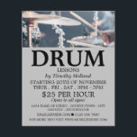 Drummer, Drum Lessons Advertising Flyer<br><div class="desc">Drummer,  Drum Lessons Advertising Flyers By The Business Card Store.</div>