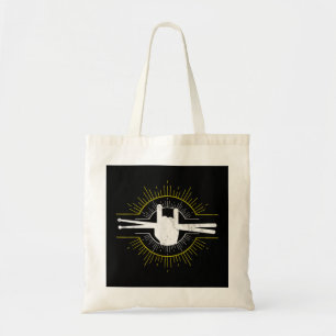 Drummer - Drum Sticks Rock & Roll Music Shirt Gift Tote Bag