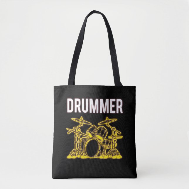 Drummer Drummer Musician Drumsticks Tote Bag (Front)