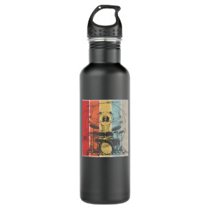 Drummer Drumming Retro 710 Ml Water Bottle