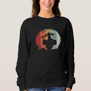 Drummer Drumming Retro Sweatshirt