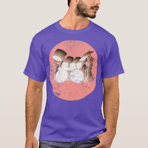 Drummer Drumset Retro Vintage Drums Funny Gift  (2 T-Shirt