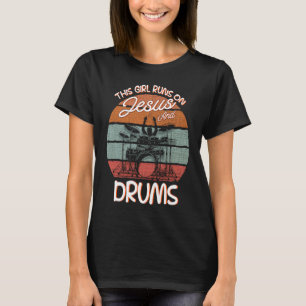Drummer Drumsticks Instrument Drum Kit T-Shirt