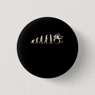Drummer Evolution 3 Cm Round Badge