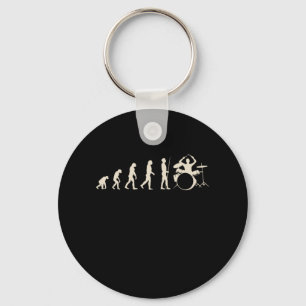 Drummer Evolution Key Ring