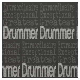 Drummer Extraordinaire Fabric