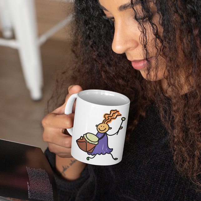 Drummer Girl Coffee Mug (Creator Uploaded)