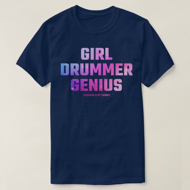 drummer girl T-Shirt (Design Front)