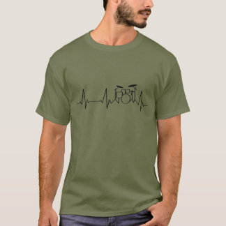 Drummer Heartbeat | Beating Drums | T-Shirt