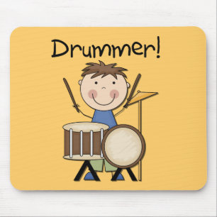 Drummer - Male Tshirts and Gifts Mouse Pad