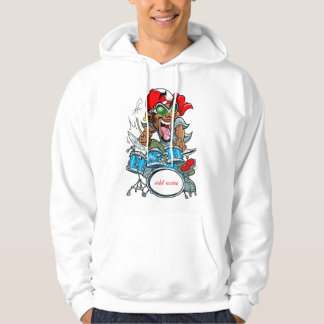 Drummer Men's Basic Hooded Sweatshirt