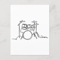 Drummer Music Design One-Line Drums