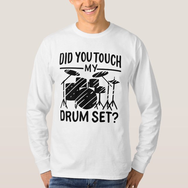 Drummer - My Drum Set T-Shirt (Front)