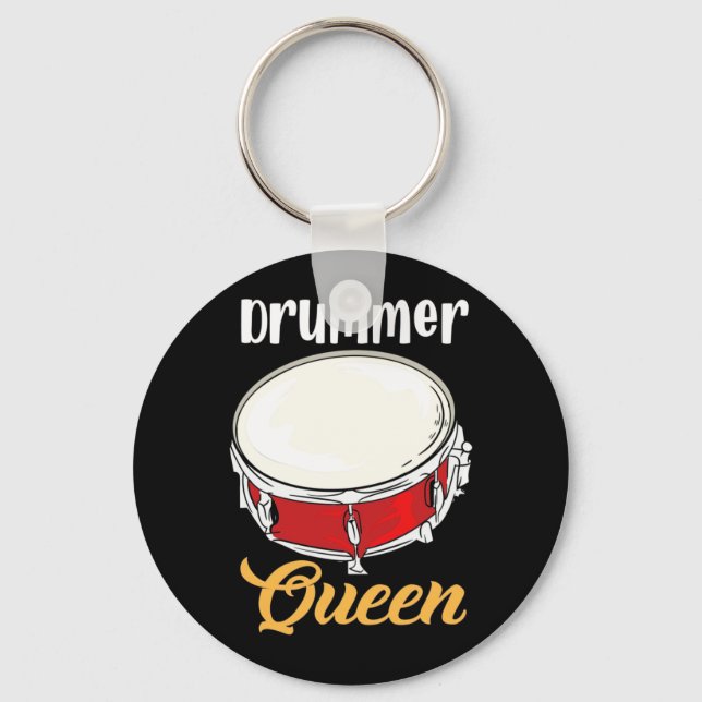 Drummer Queen Key Ring (Front)