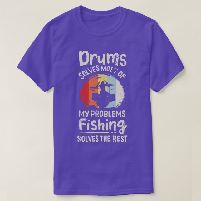 Drummer Quote Drums 1 T-Shirt (Design Front)
