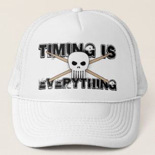 Drummer Timing Is Everything Musician Trucker Hat