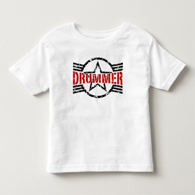 Drummer Toddler T-Shirt (Front)
