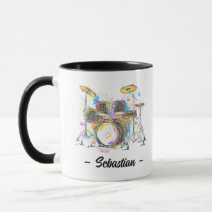 Drummer Unique Gift for Drummers personalised  Mug
