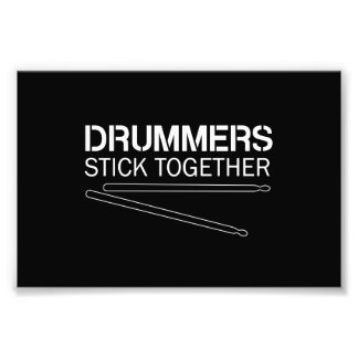 Drummers Stick Together Photo Print
