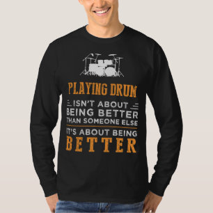 Drumming Mastery with a Beat of Humour Elevate Y T-Shirt