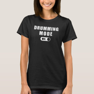 Drumming Mode Tee Hoodie Long Sleeve Sweater