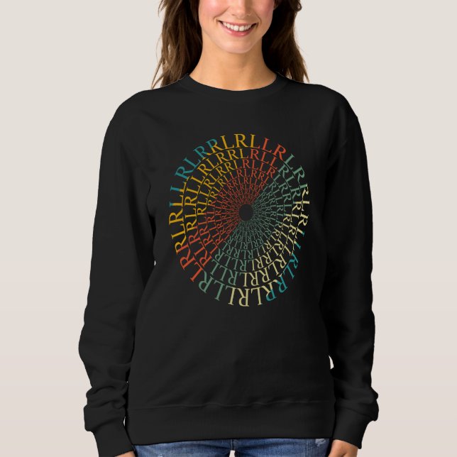 Drumming Music  Drummer Paradiddle Drum Sweatshirt (Front)