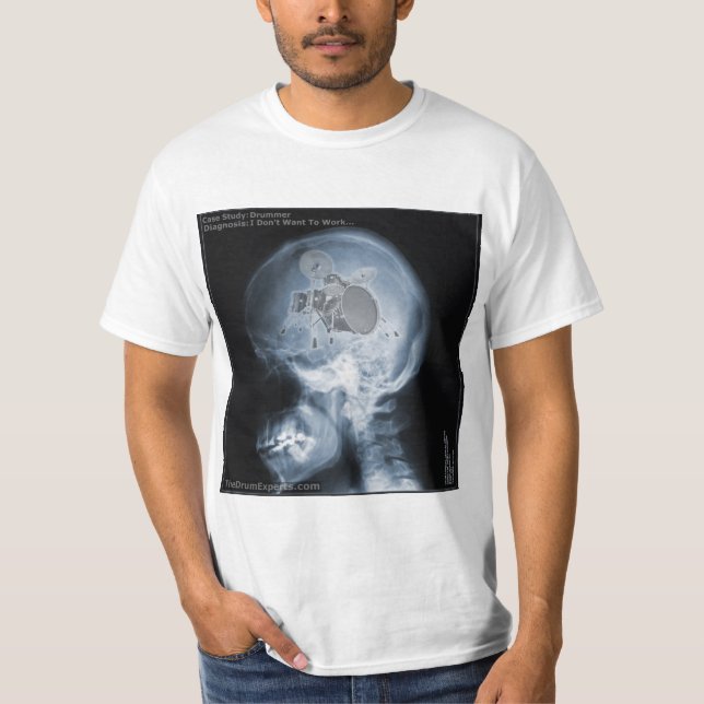 Drumming On My Mind - Playing The Drums T-Shirt (Front)