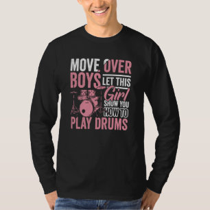 Drumming Player Apparel Drummer Quote Drumset for T-Shirt