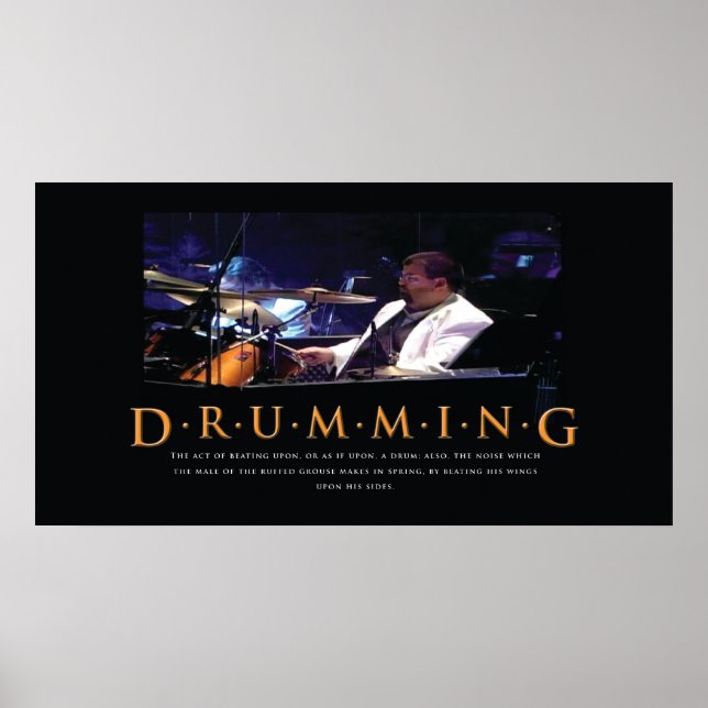 Drumming Poster (Front)