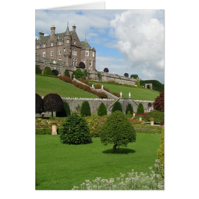 Drummond castle and gardens (Front)