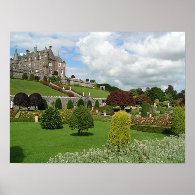 Drummond castle Scotland Poster (Front)