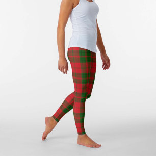 Drummond Clan Cute Tartan Plaid Leggings