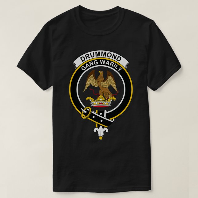 Drummond Crest Tartan Clan Scottish Clan T-Shirt (Design Front)