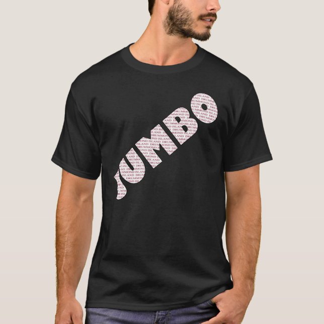 Drummond Island Michigan Jumbo Perch T-Shirt (Front)