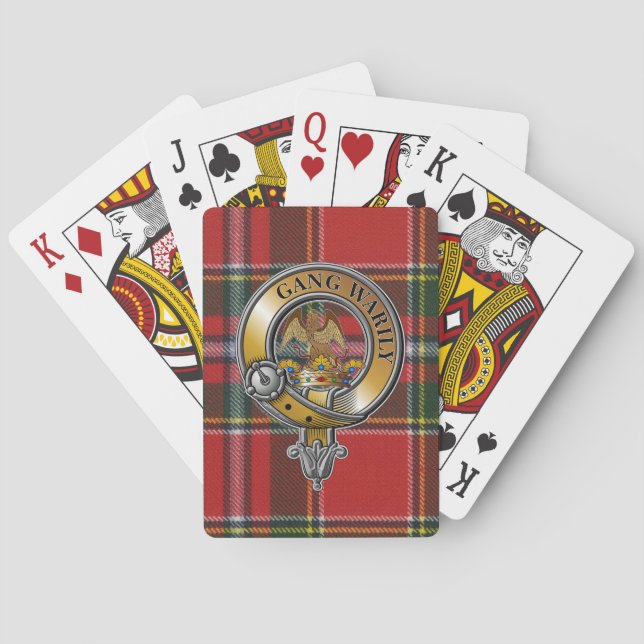 Drummond Tartan & Badge Playing Cards (Back)
