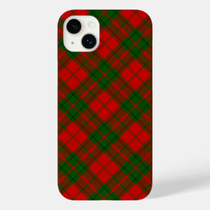 Drummond tartan red green plaid Case-Mate iPhone 14 plus case